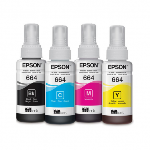 TINTA ORIGINAL EPSON 664 KIT 4 COLORES